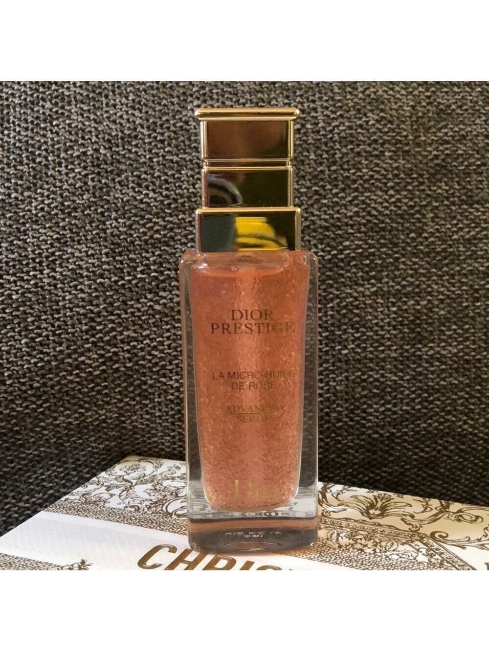 Dior Prestige La Micro Huile De Rose Advanced Serum 50 Ml/ 1.7 Oz Pouch Gift Box